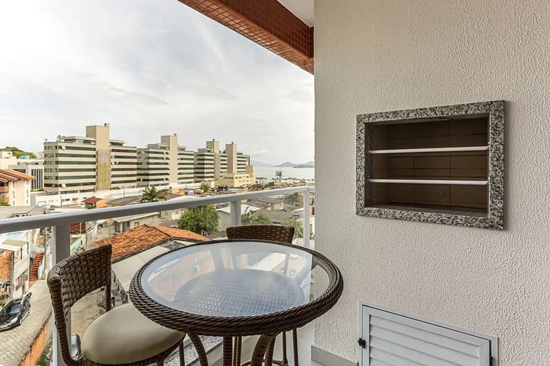 Vista Parcial MAR | Churrasqueira | Piscina #CA09