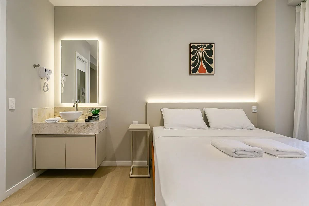 Studio novo | Próx. a Beiramar | Tudo a pé #TM106
