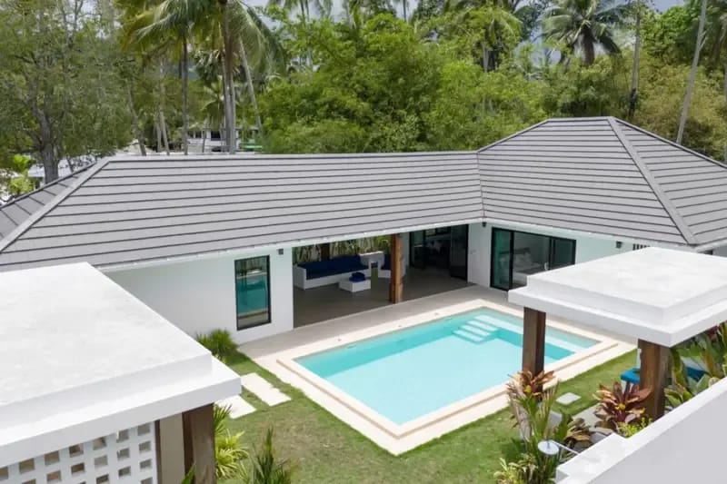 Villa de 3 dormitorios con jardín y piscina privada — foto 3