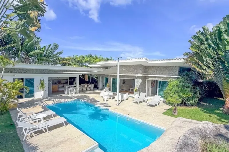 Villa con vistas a la montaña de 3 dormitorios con piscina grande-Maenam — foto 2
