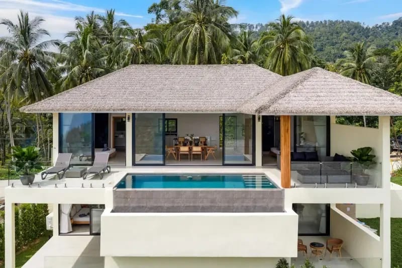 Sunrise Hill · Villa de 4 dormitorios con vistas al mar y piscina infinita, Lamai — foto 2