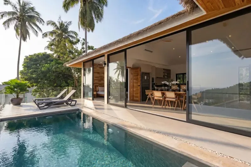 Sunrise Hill · Villa de 4 dormitorios con vistas al mar y piscina infinita, Lamai — foto 4