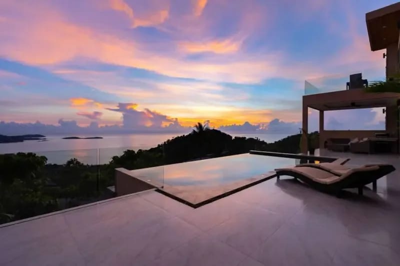 Villa Majesta · 4 dormitorios, piscina infinita y vistas panorámicas al mar, Chaweng Noi — foto 2