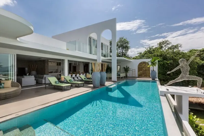 C Villa, villa de lujo de 8 dormitorios con vistas al mar, 2 piscinas — foto 2