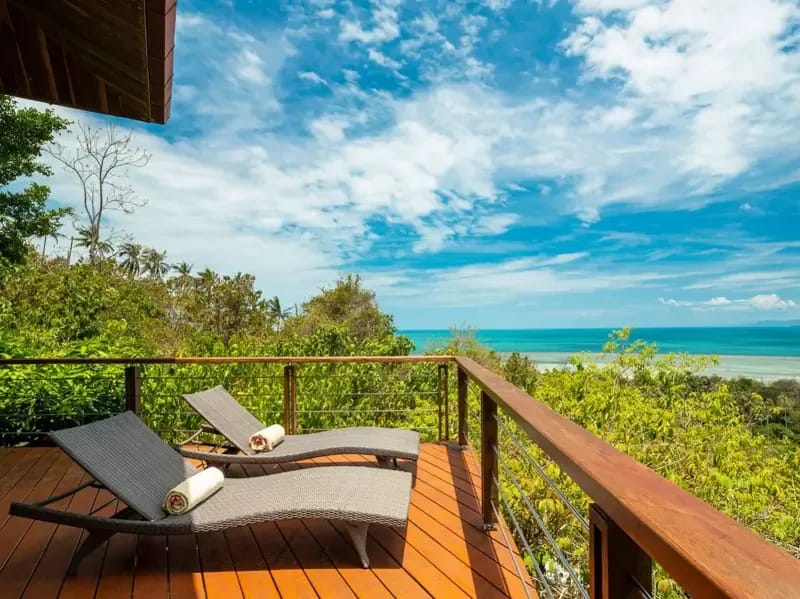 Refugio de lujo de 2 dormitorios con vistas al mar | Cocinero en la villa — foto 4