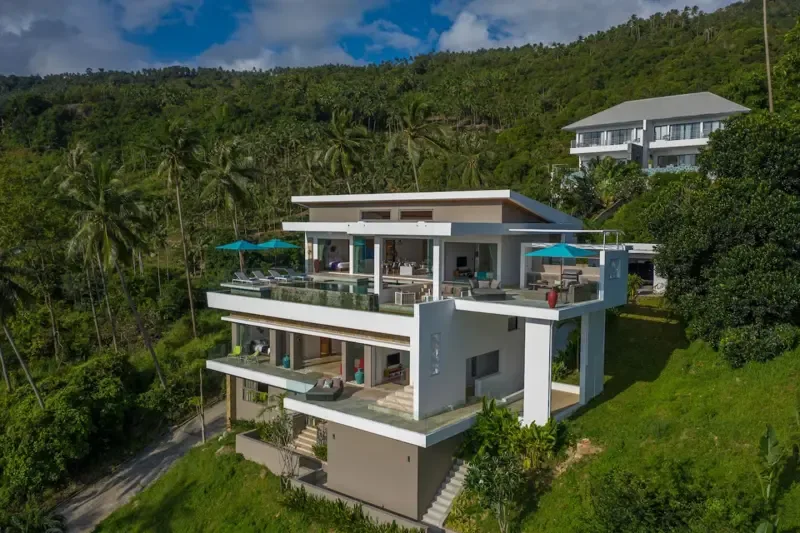 Villa Aruna · Propiedad de 5 dormitorios con vistas al mar, cine y spa, Chaweng Noi — foto 4