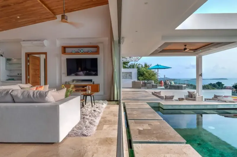 Villa Aruna · Propiedad de 5 dormitorios con vistas al mar, cine y spa, Chaweng Noi — foto 5