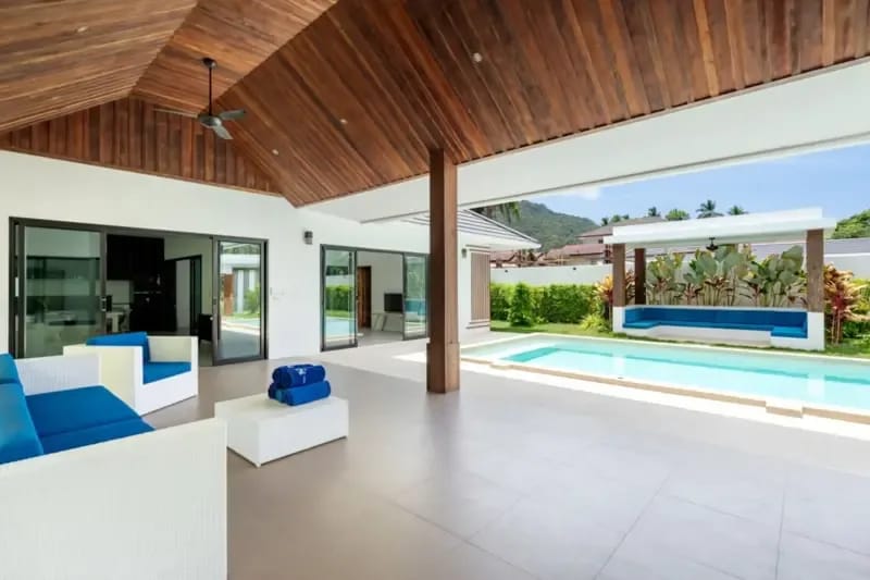 Villa de 3 dormitorios con piscina privada en Lamai, Koh Samui — foto 2