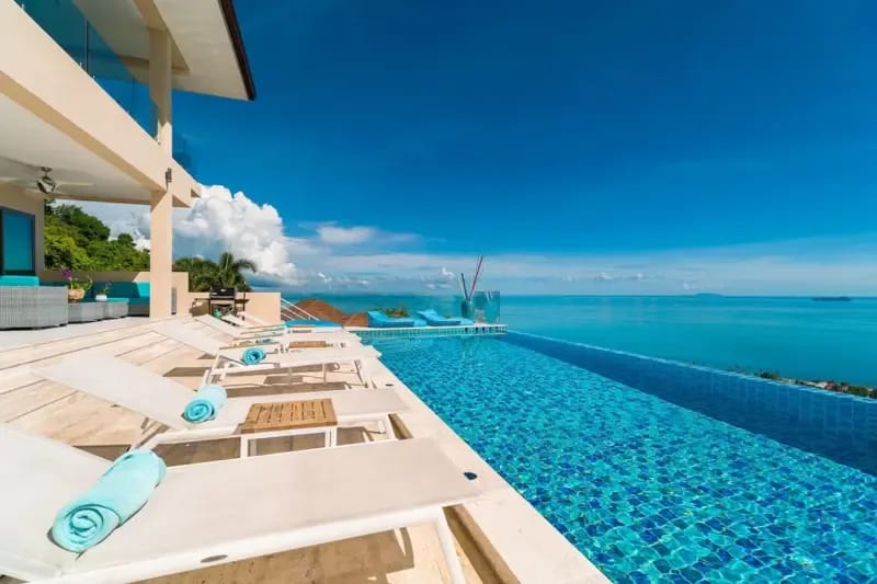 Baan Cyan, villa de 5 dormitorios con impresionantes vistas al mar y piscina privada — foto 3