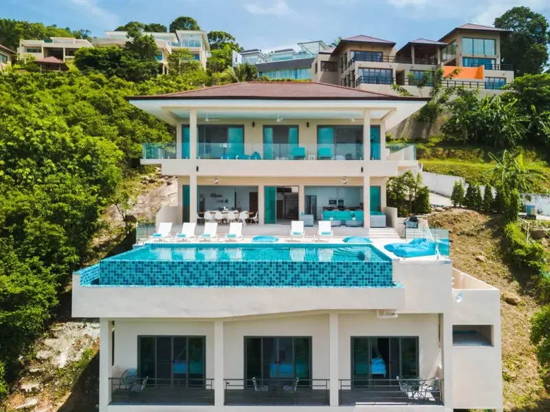 Baan Cyan, villa de 5 dormitorios con impresionantes vistas al mar y piscina privada — foto 2