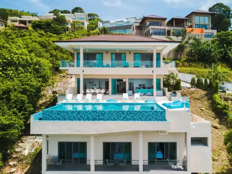 Baan Cyan, villa de 5 dormitorios con impresionantes vistas al mar y piscina privada — foto 2