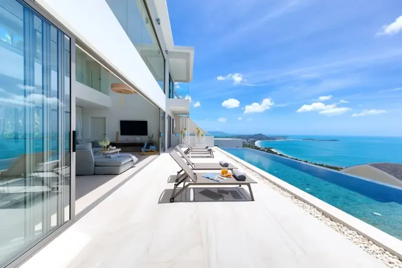 Villa Love · 3 dormitorios, piscina infinita y vistas al mar, Chaweng Noi — foto 2