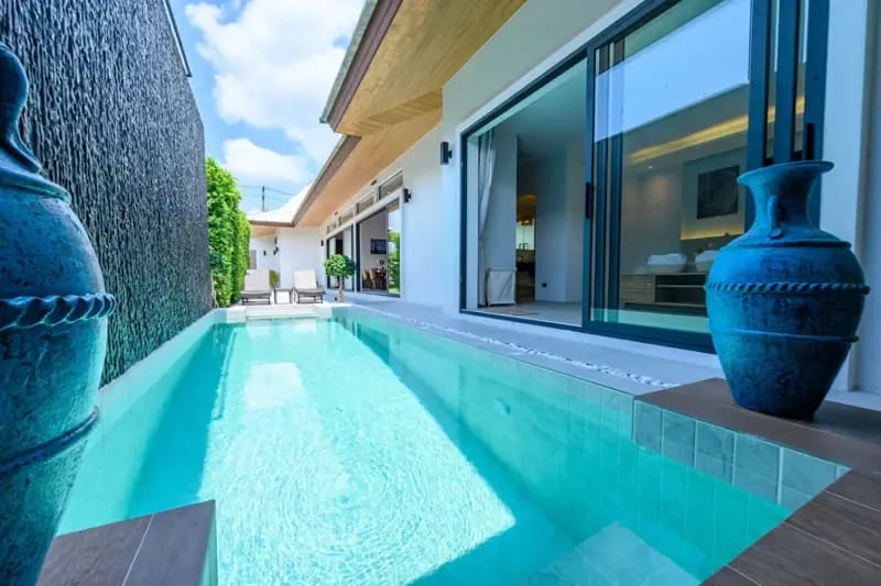 Belle vie villa con piscina de 3 dormitorios/ cerca de la playa de Bangrak — foto 1