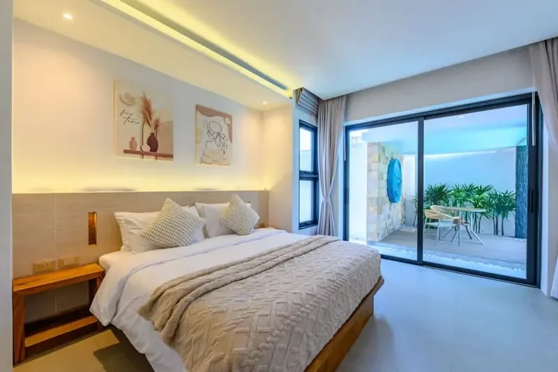 Belle vie villa con piscina de 3 dormitorios/ cerca de la playa de Bangrak — foto 5