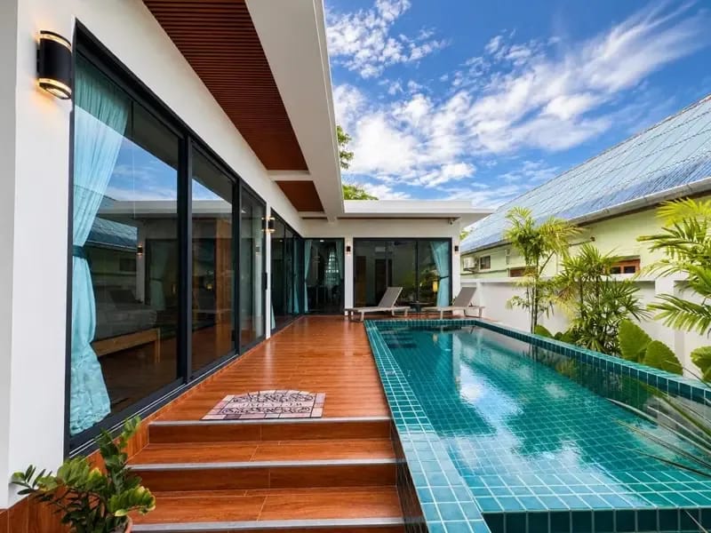 Villa Baan tai de 2 dormitorios / Cerca de la playa de Bann tai — foto 1