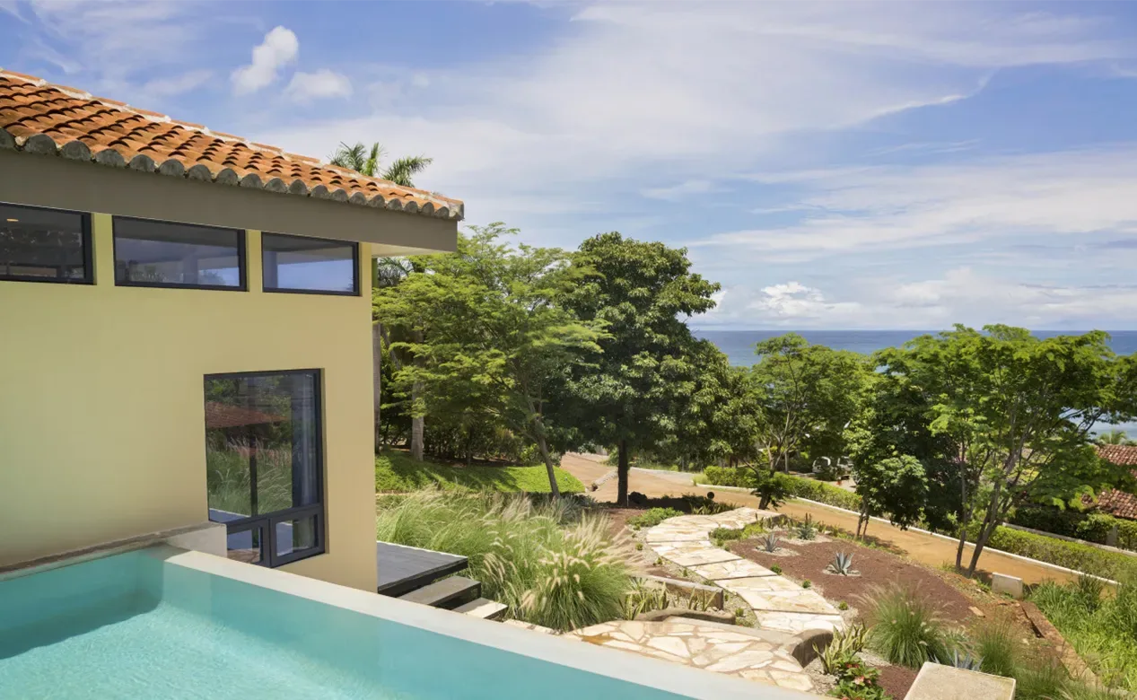Piscina privada en Casa Tortuga, Rancho Santana, Nicaragua