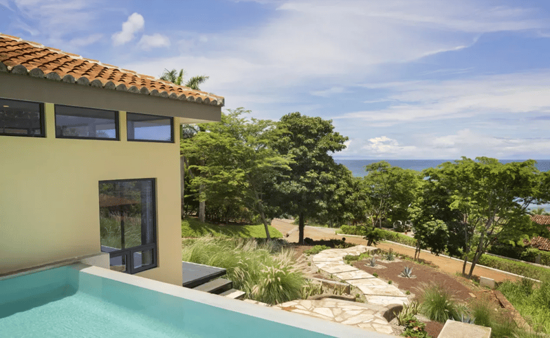 Piscina privada en Casa Tortuga, Rancho Santana, Nicaragua