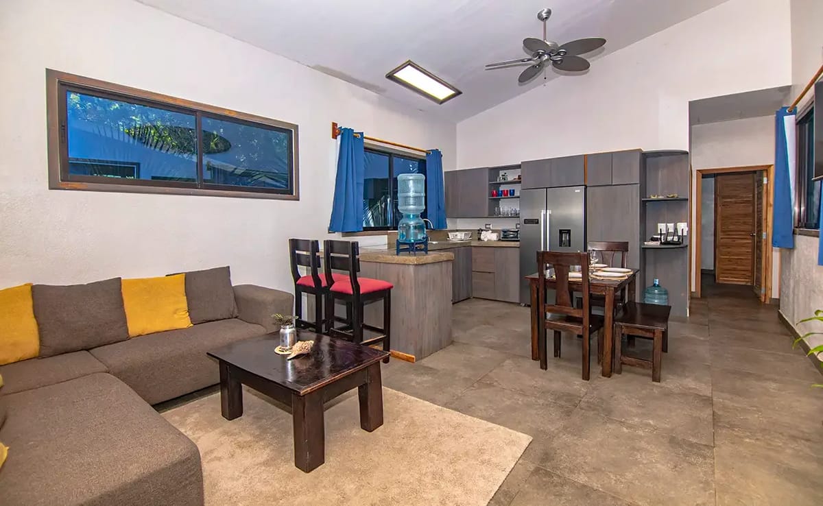 Sala de estar de Casa Azul