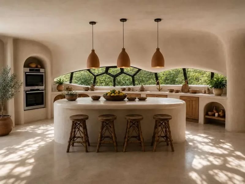 Sanctuary on Love's Farm — Cocina y comedor 02 (representación digital)