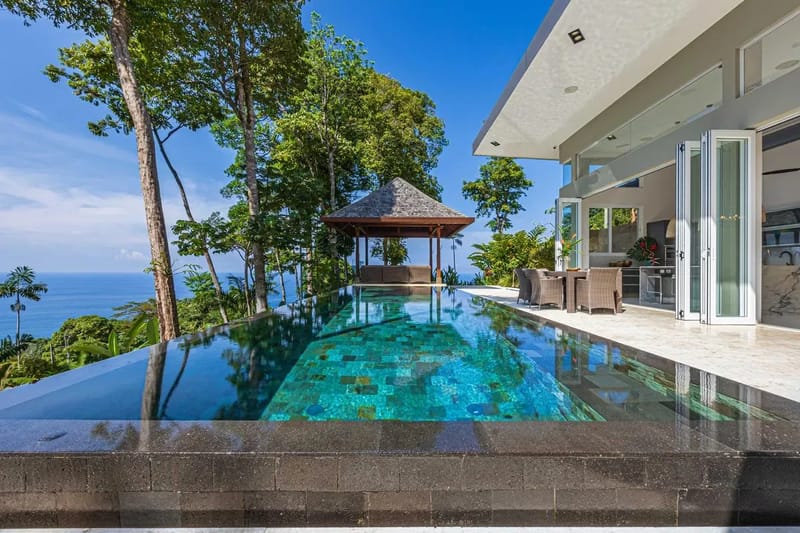 Luxury 3BR Rainforest Villa w/ Oceanview Pool