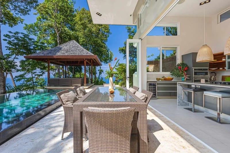 Luxury 3BR Rainforest Villa w/ Oceanview Pool