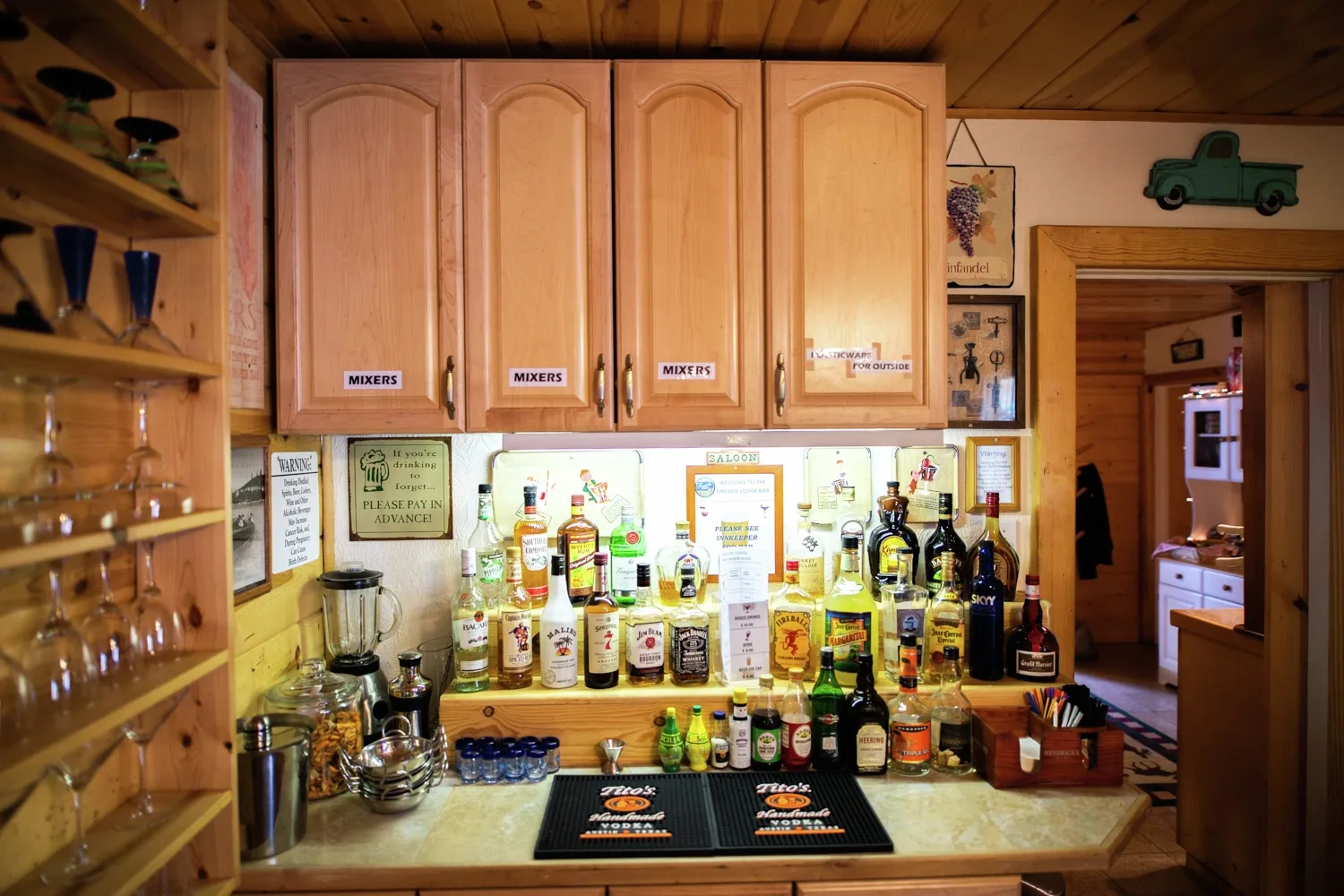 Bar area