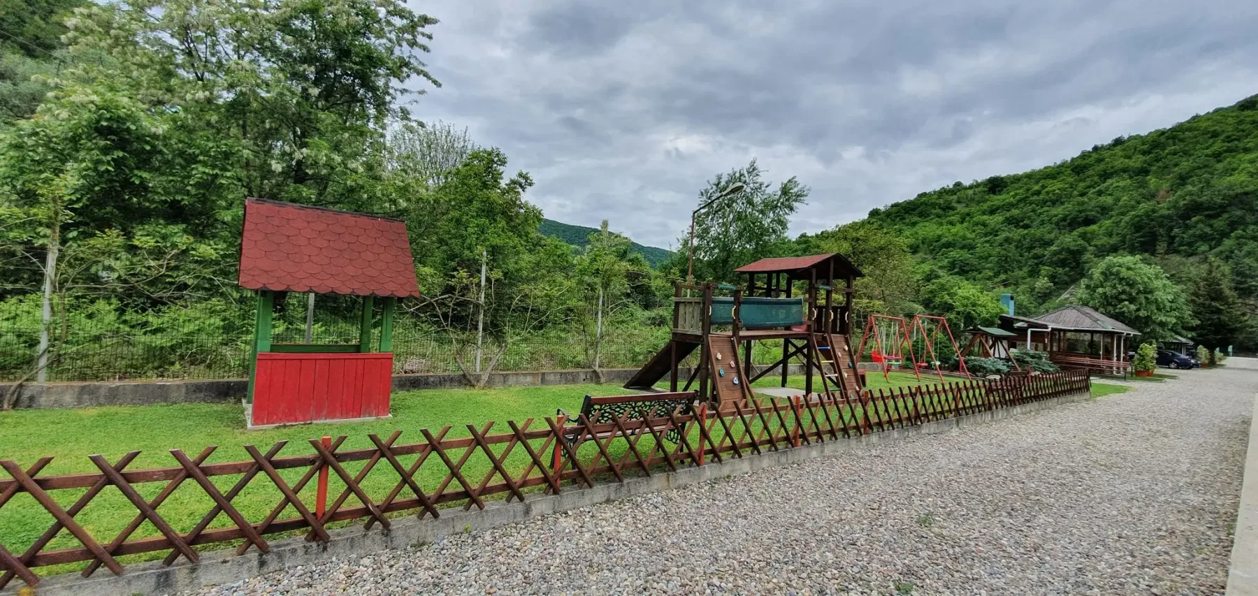 Terrenos de la casa de huéspedes