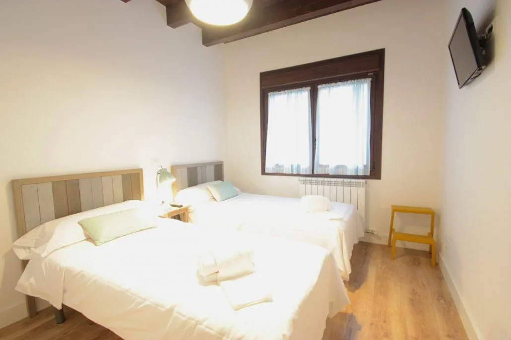 Bedroom with two beds
