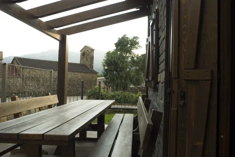 Porch with Pyrenees views