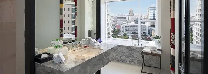 Baño de la habitación Deluxe Mode