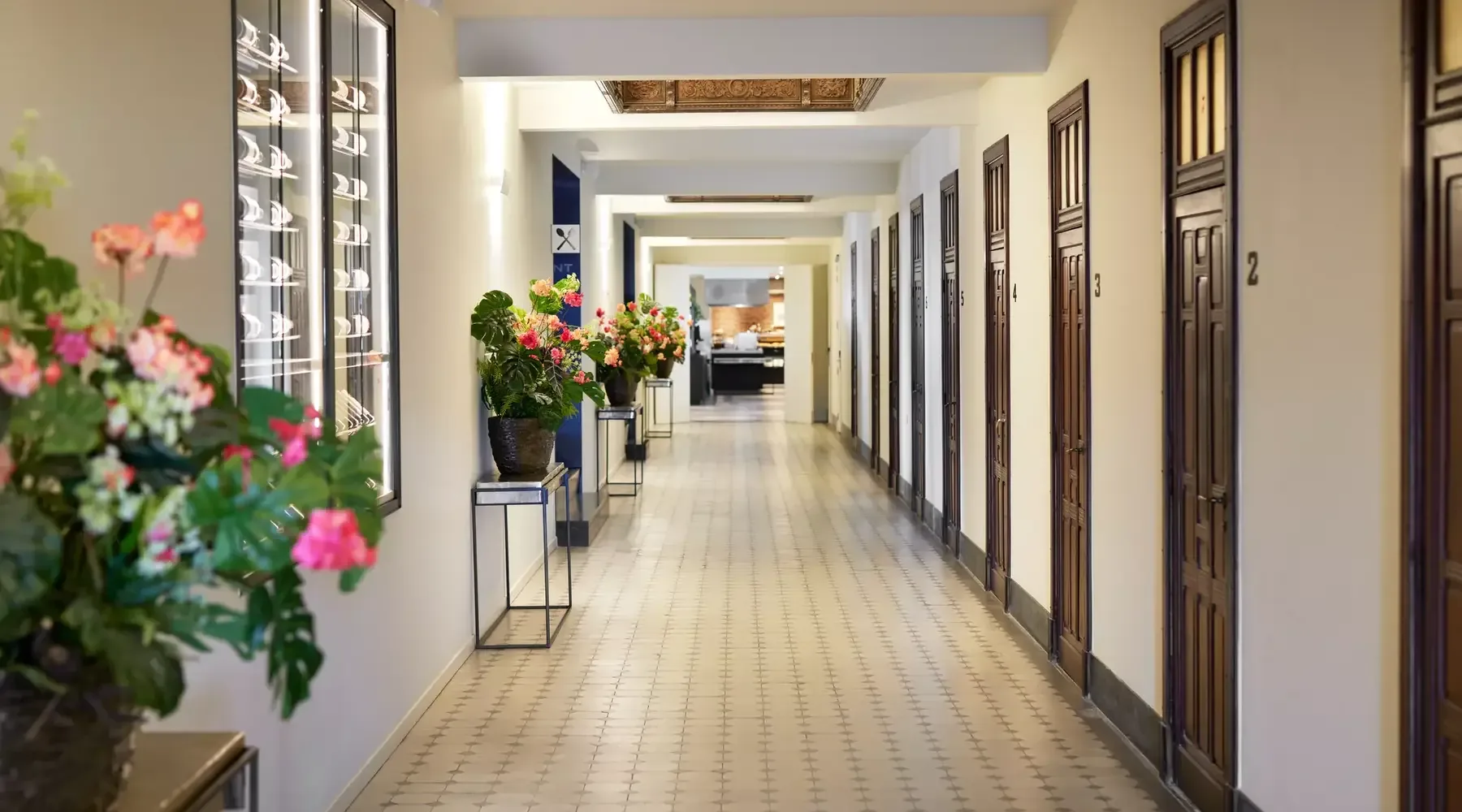 Hotel corridor