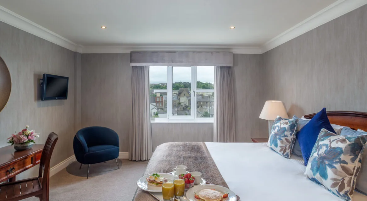 Superior Suite with breakfast tray