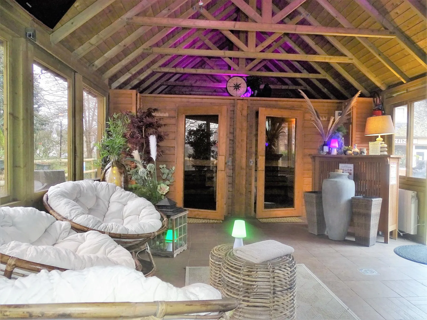 Sauna area