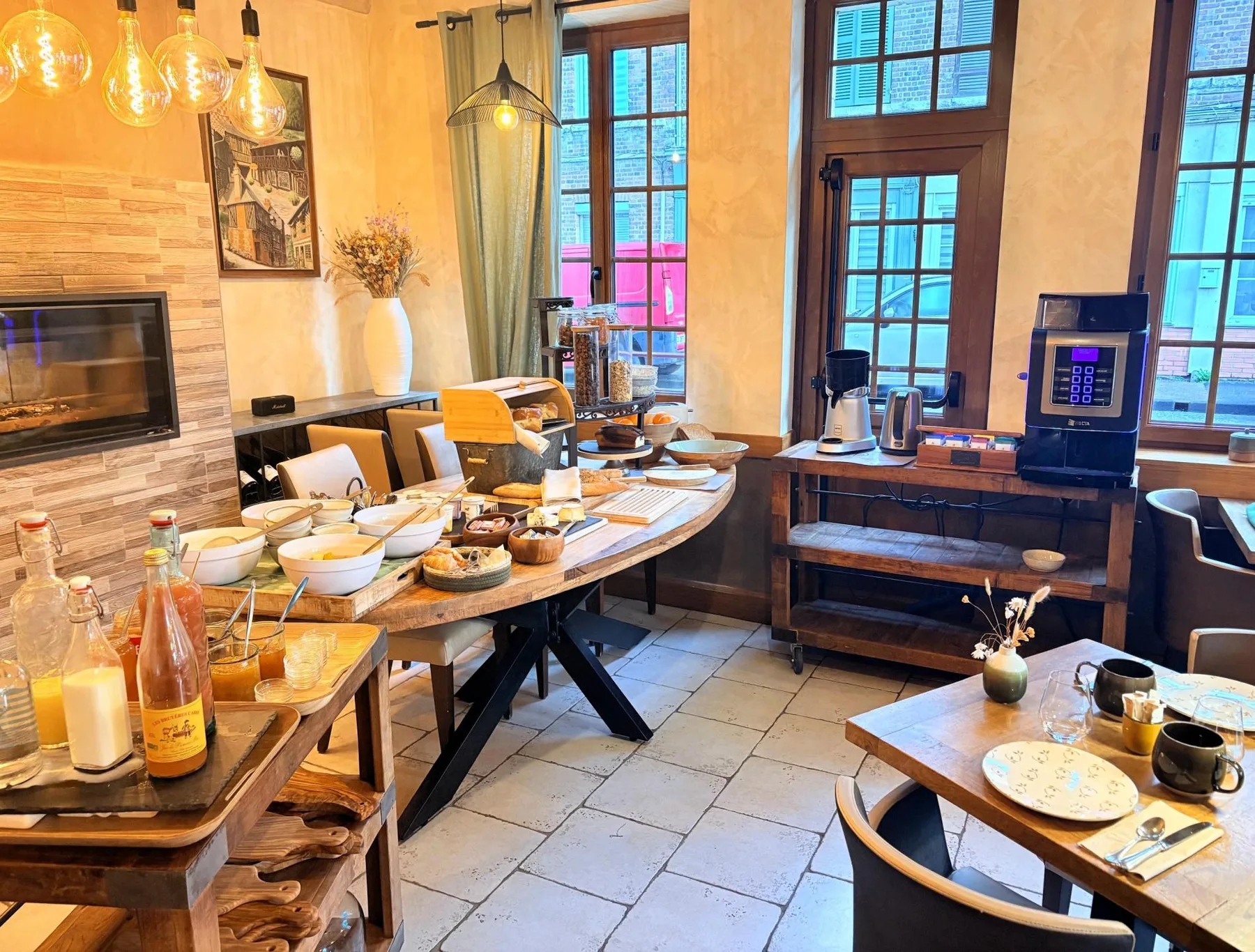 Breakfast buffet