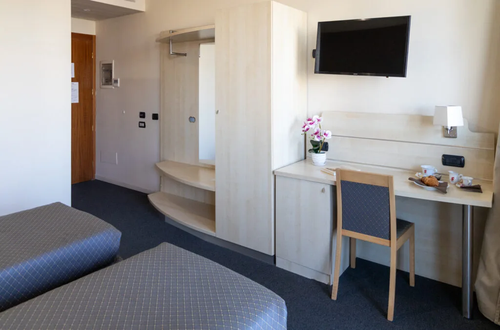 Habitación del Hotel Giallo Parma