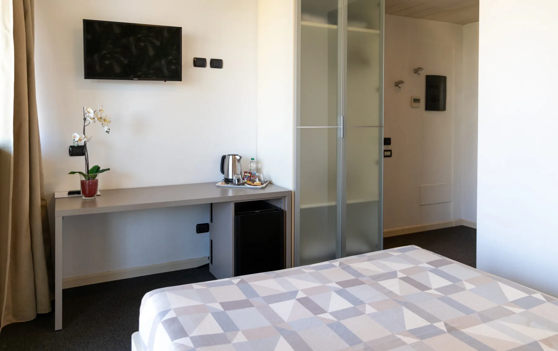 Habitación del Hotel Giallo Parma
