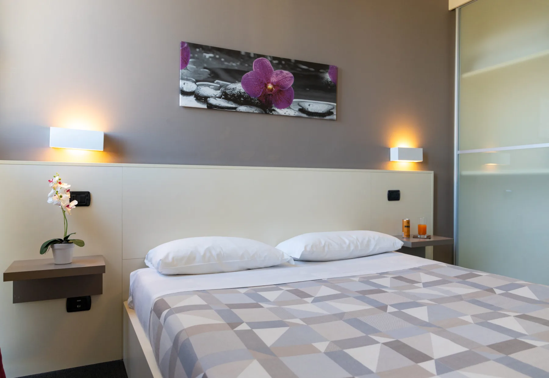 Habitación del Hotel Giallo Parma