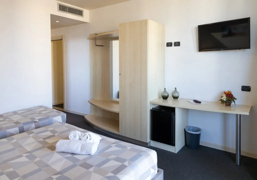 Habitación del Hotel Giallo Parma