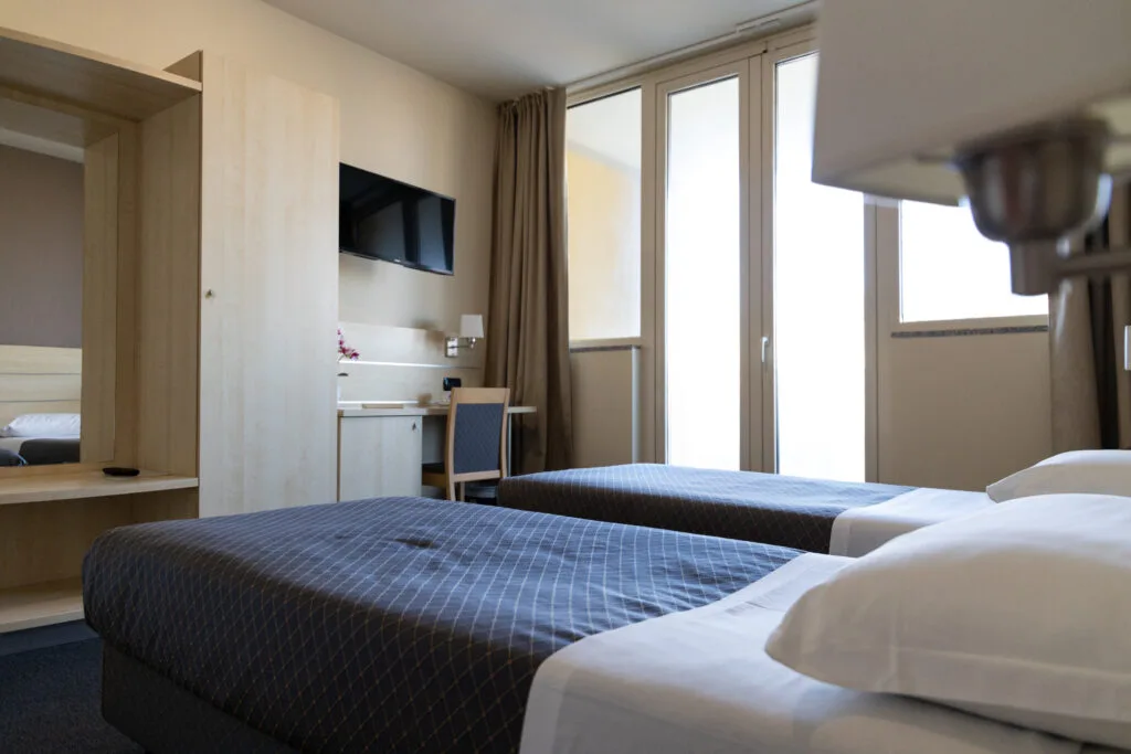 Habitación del Hotel Giallo Parma