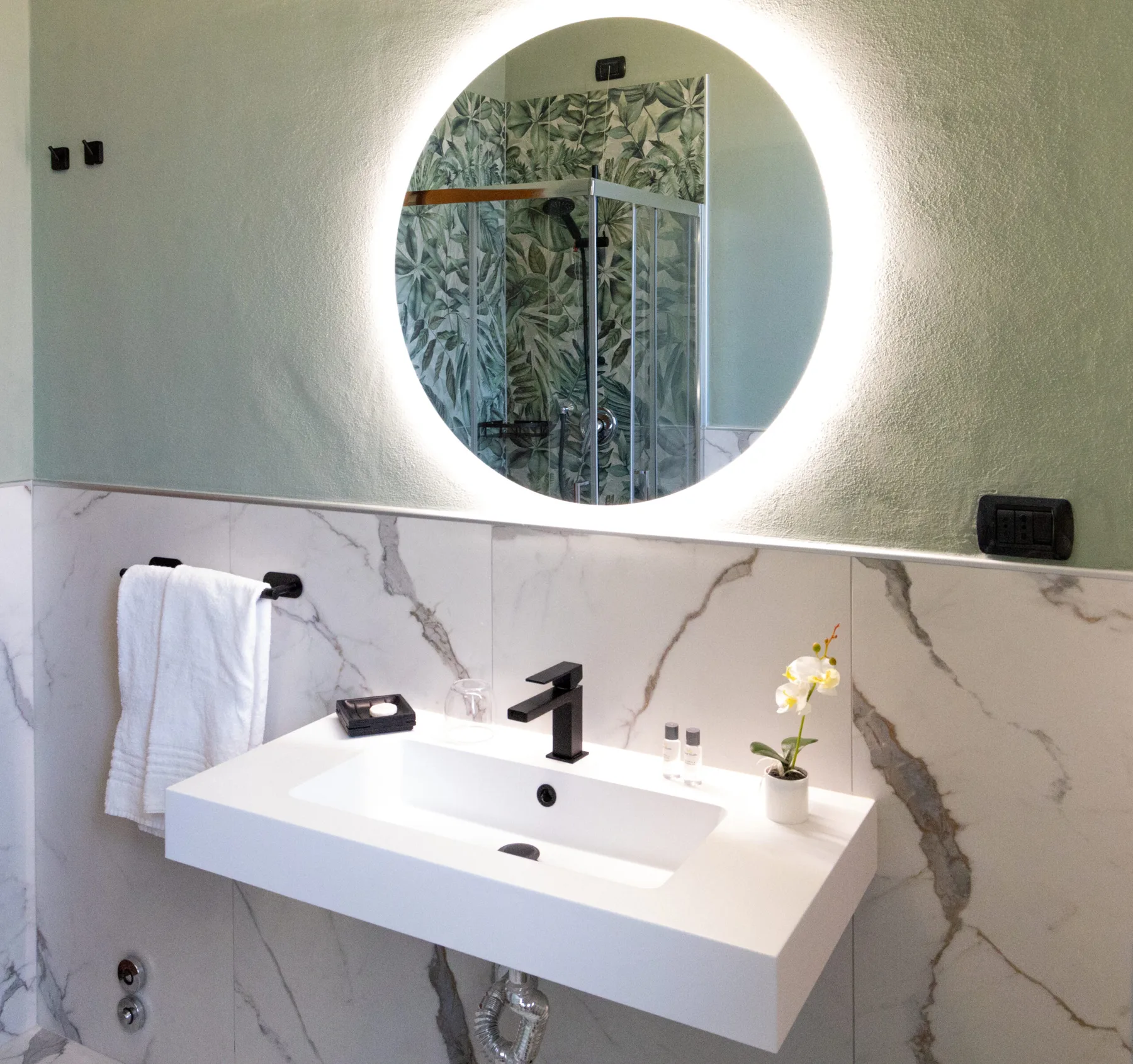 Habitación del Hotel Giallo Parma