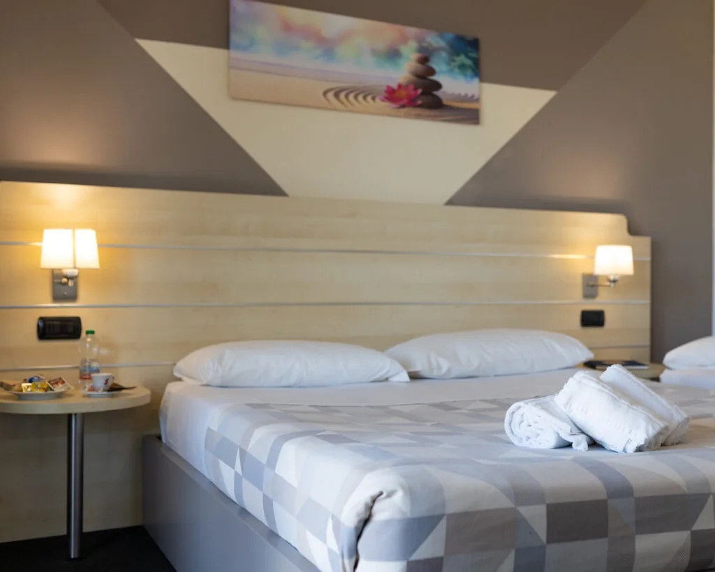 Habitación del Hotel Giallo Parma