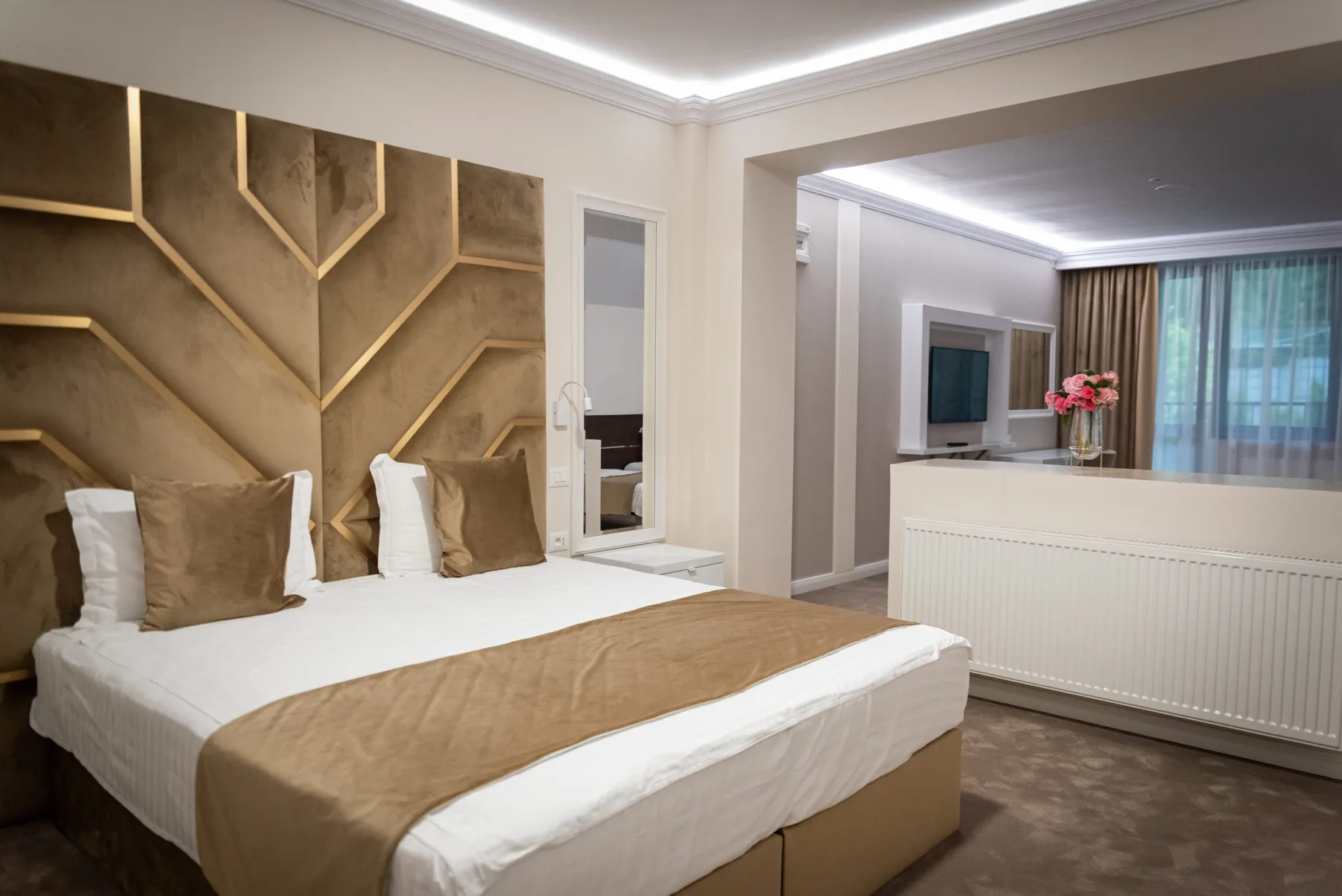 Interior de la habitación del hotel
