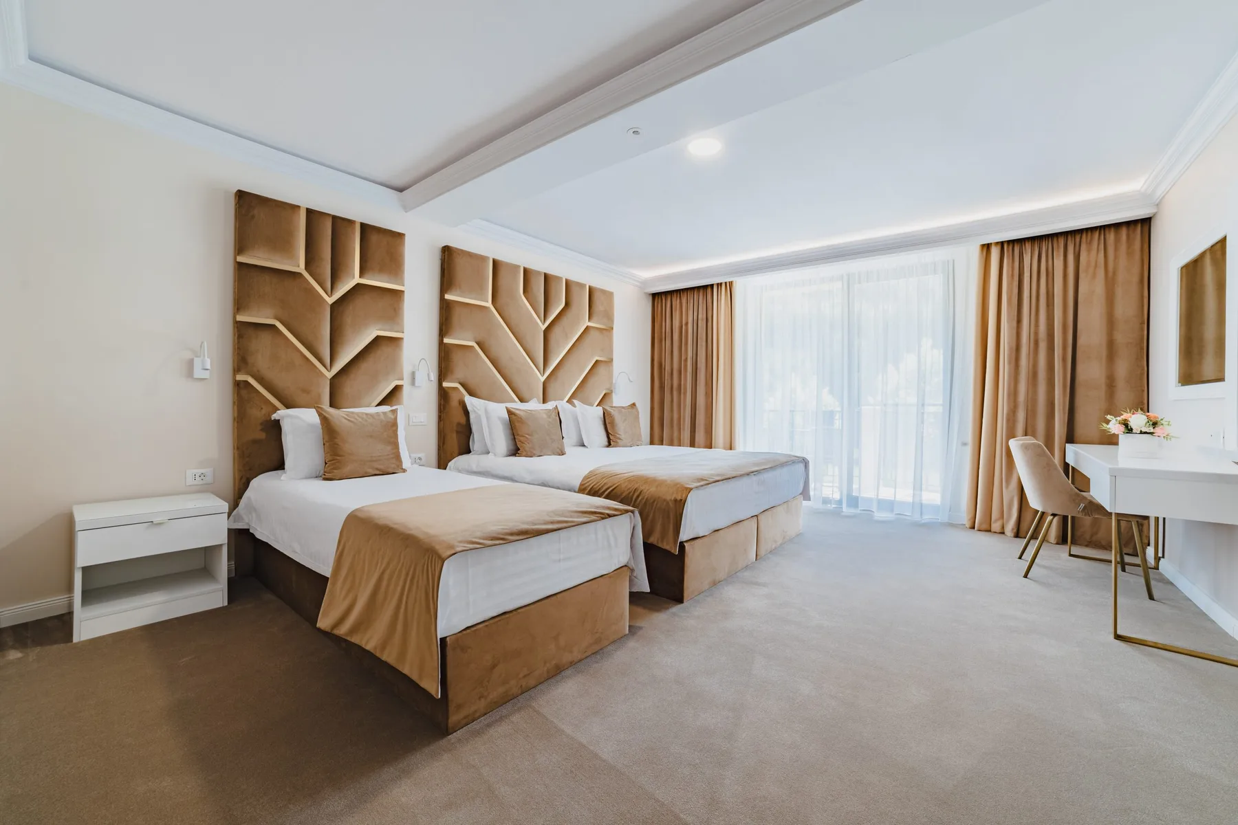 Interior de la habitación del hotel