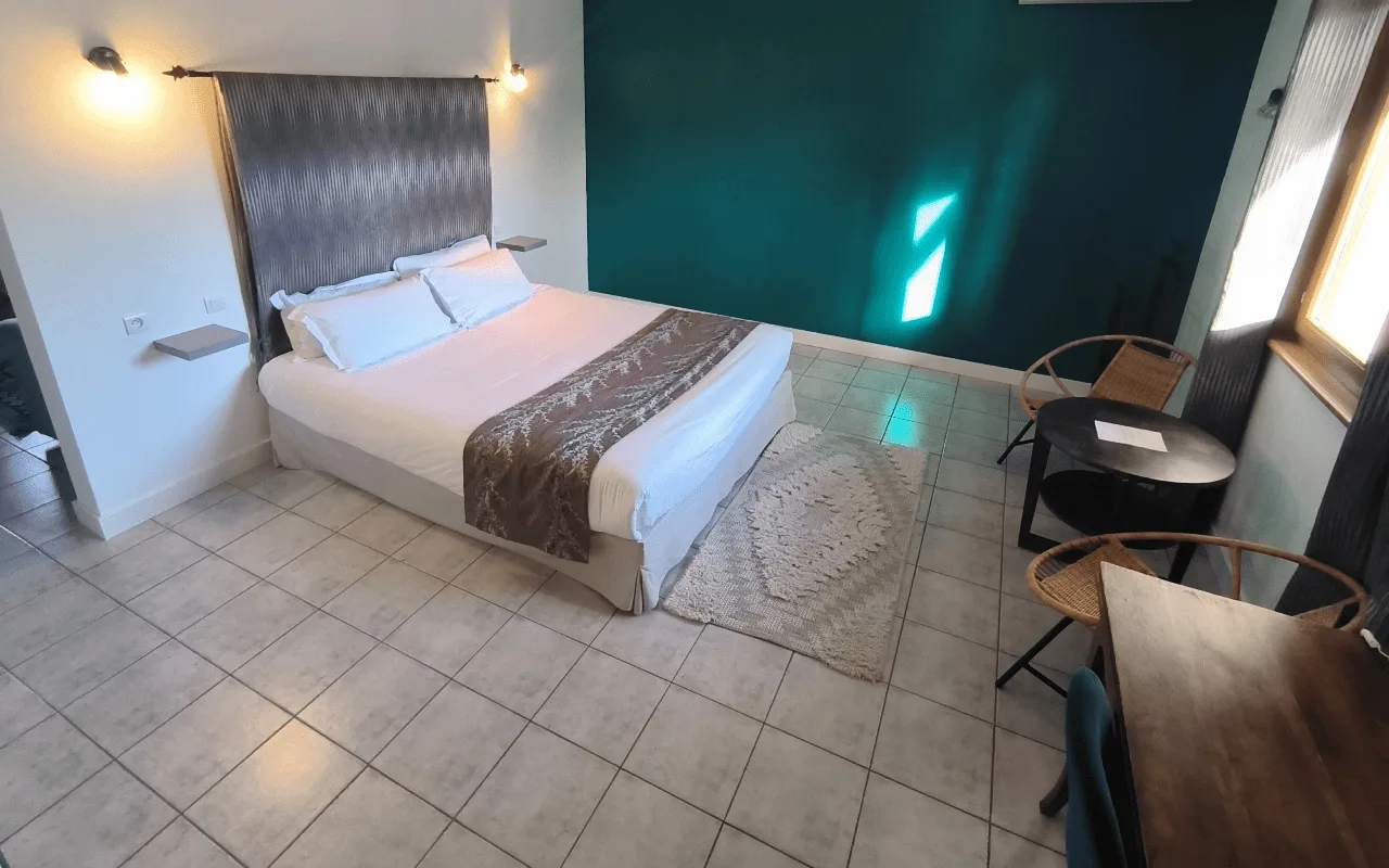 Suite Jardín, con capacidad para hasta 5 personas