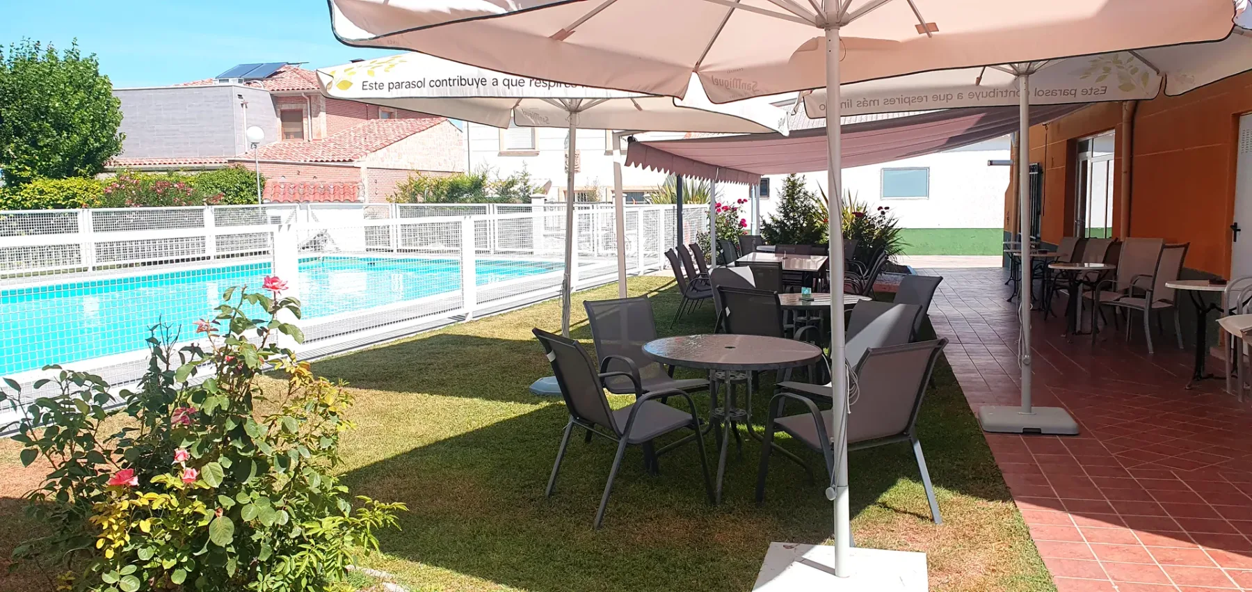Gardens and outdoor terrace