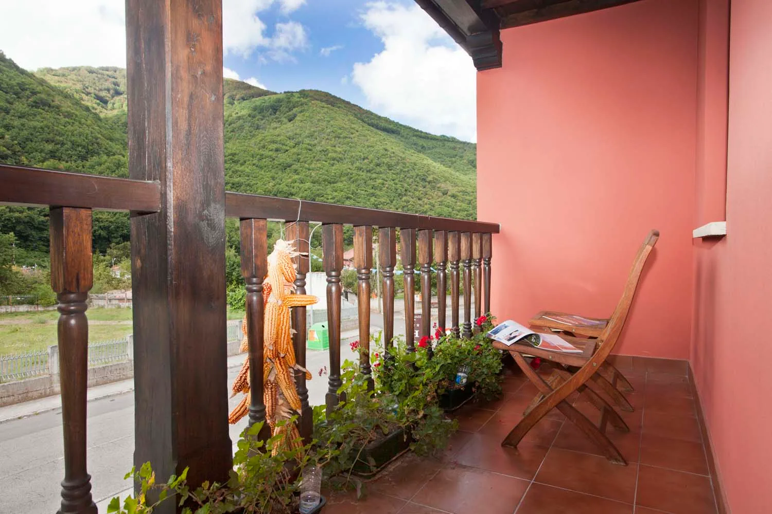 Pasillo de la suite privada