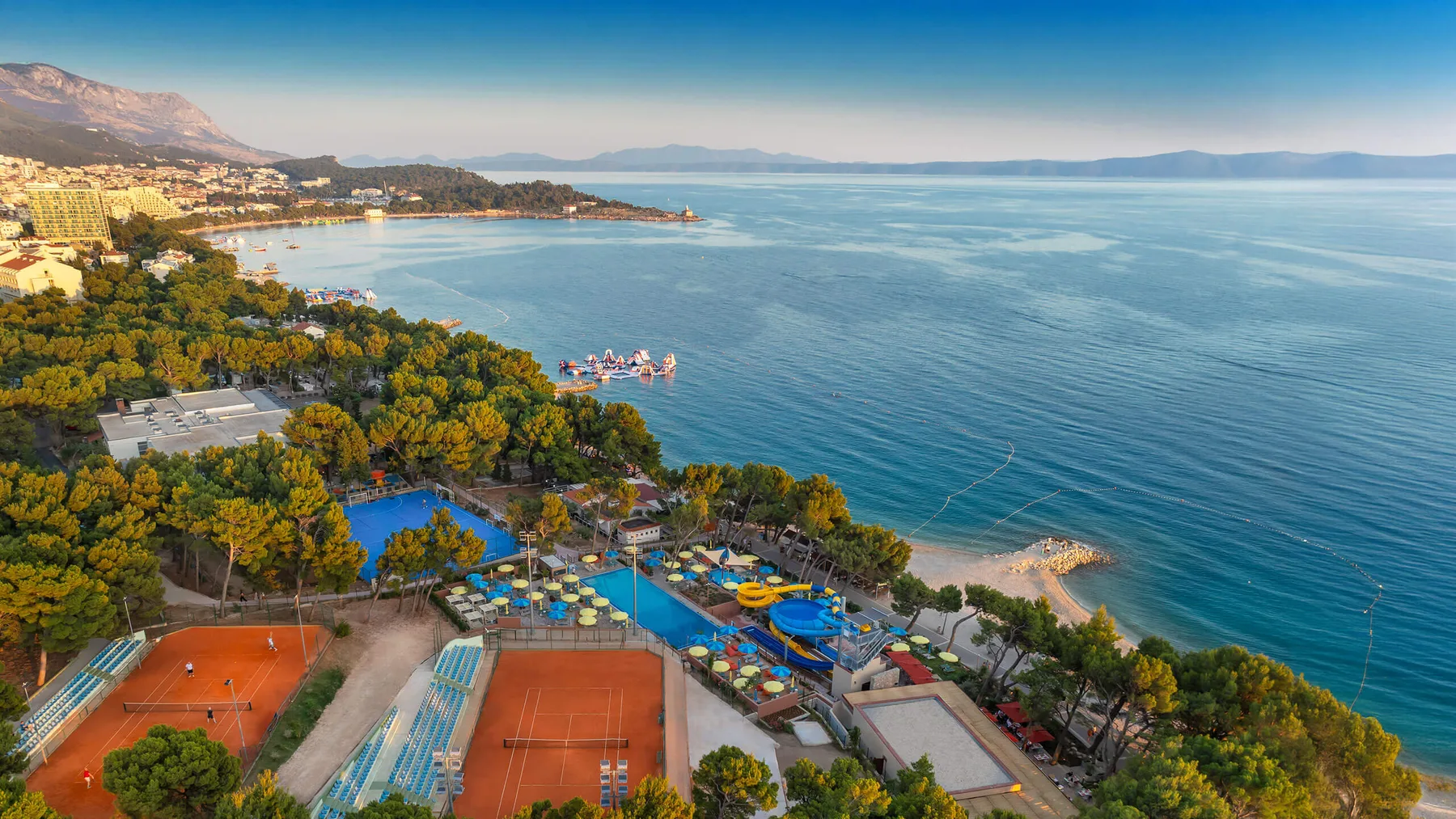 Vista aérea de Sunny Makarska