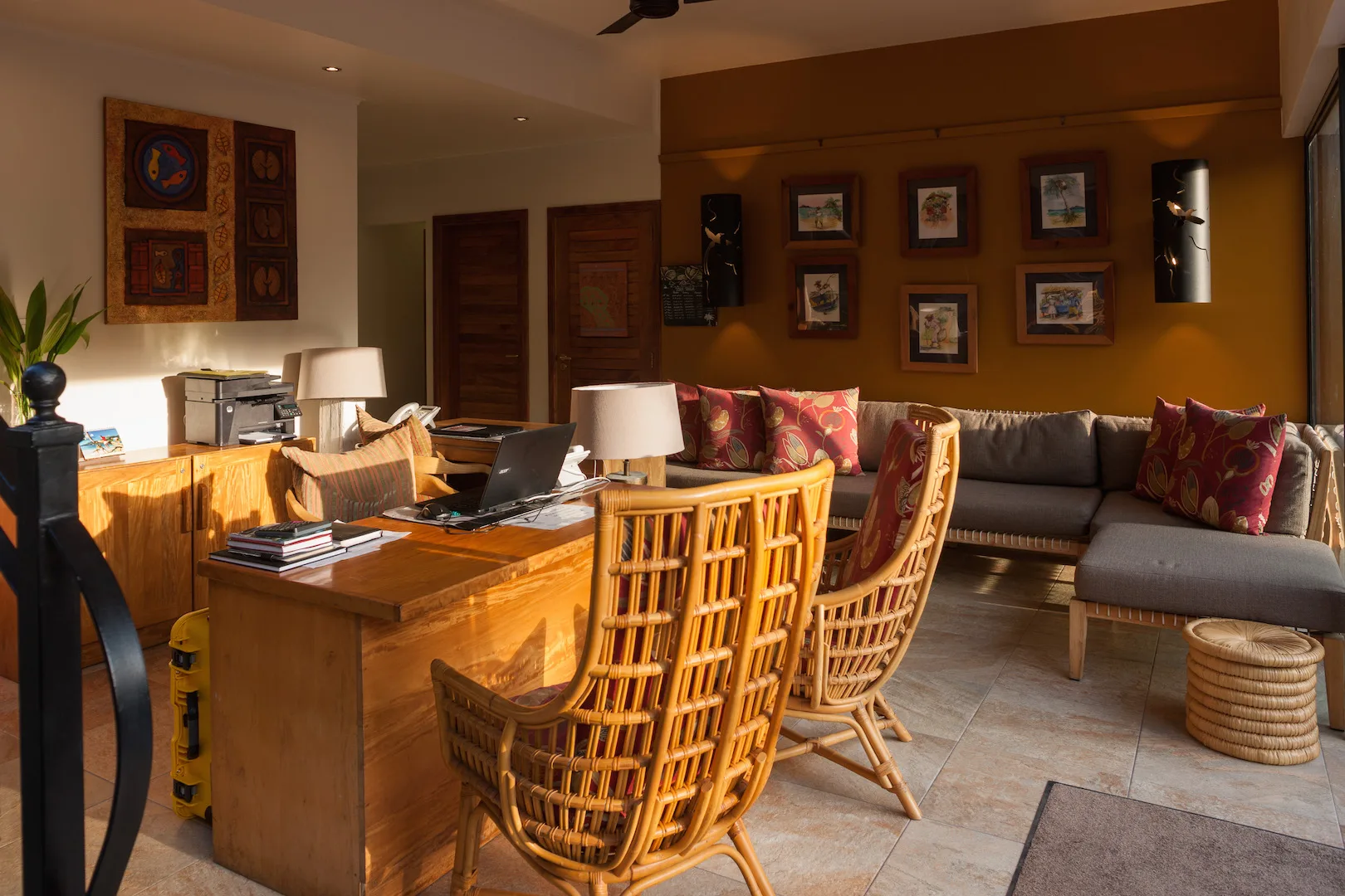 Hotel reception