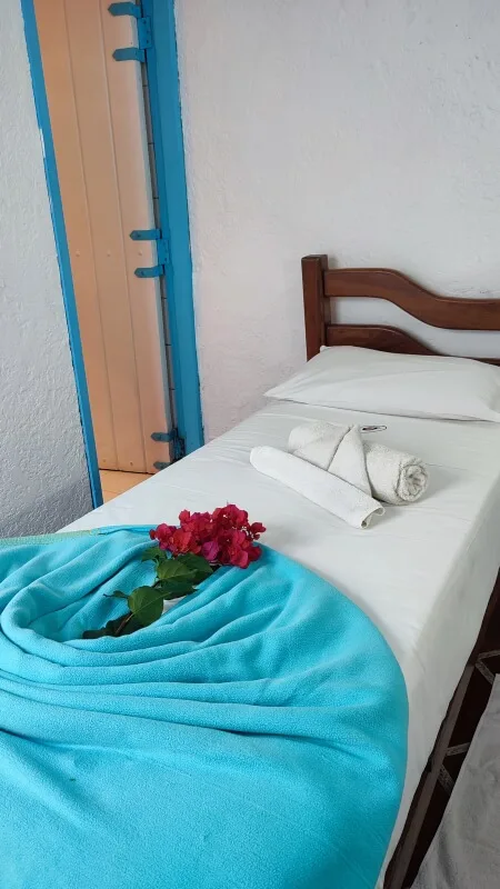 Guest room at Posada Macondo