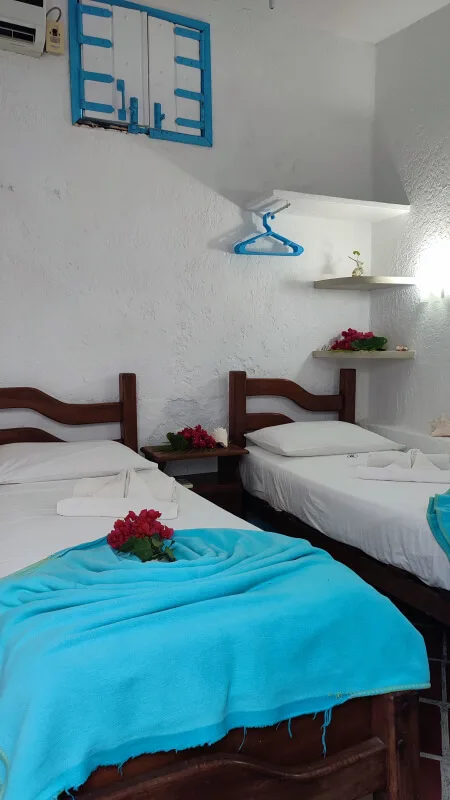 Guest room at Posada Macondo